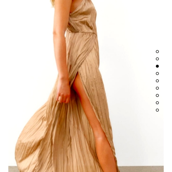 Zara Satin Effect Halter Jumpsuif - Picture 5 of 8